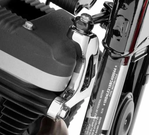 Harley Davidson Motorhalterung Vorne Chrom 2 Harley Davidson Motorhalterung Vorne Chrom – Bild 2