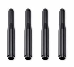 Harley Davidson Stößelstangenabdeckungen Schwarz