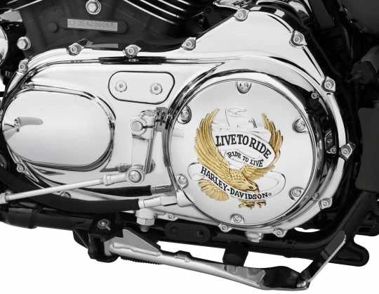 Harley Davidson Derby Deckel Live To Ride Gold 2 Harley Davidson Derby Deckel Live To Ride Gold – Bild 2