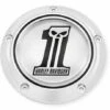 Harley Davidson Derby Deckel Number One Skull Chrom