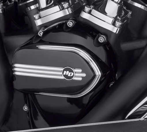 Harley Davidson Defiance Nockenwellenabdeckung Schwarz Cut 2 Harley Davidson Defiance Nockenwellenabdeckung Schwarz Cut – Bild 2