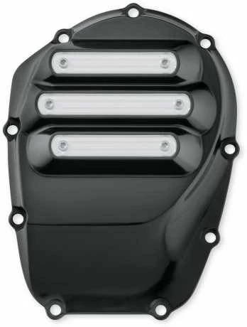 Harley Davidson Dominion Nockenwellenabdeckung Schwarz Mit Hilighted Slots 1 Harley Davidson Dominion Nockenwellenabdeckung Schwarz Mit Hilighted Slots