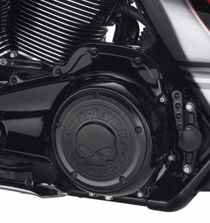 Harley Davidson Willie G Skull Derby Deckel Schwarz 2 Harley Davidson Willie G Skull Derby Deckel Schwarz – Bild 2