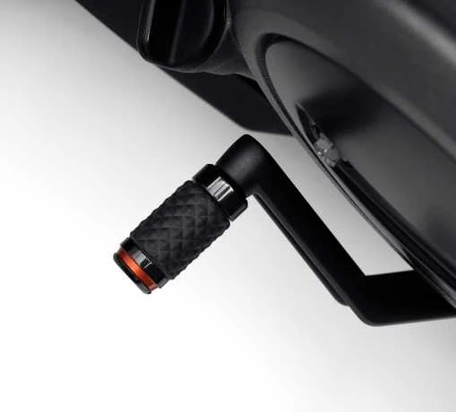 Harley Davidson Adversary Schaltraste Schwarz/orange 2 Harley Davidson Adversary Schaltraste Schwarz/orange – Bild 2