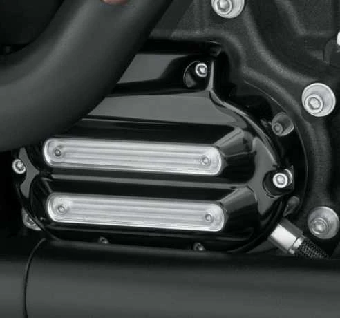 Harley Davidson Dominion Getriebe Side Cover Schwarz Contrast Cut 2 Harley Davidson Dominion Getriebe Side Cover Schwarz Contrast Cut – Bild 2