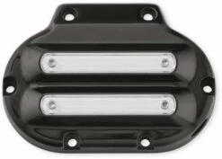 Harley Davidson Dominion Getriebe Side Cover Schwarz Contrast Cut
