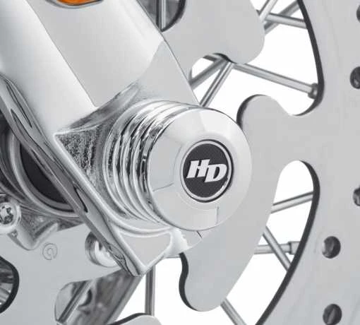 Harley Davidson Defiance Achsmutter Cover Vorne Chrom 2 Harley Davidson Defiance Achsmutter Cover Vorne Chrom – Bild 2