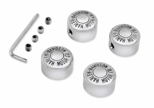 Harley Davidson Zylinderkopf Bolzenabdeckungen H-D Motor Co Chrom 1 Harley Davidson Zylinderkopf Bolzenabdeckungen H-D Motor Co Chrom