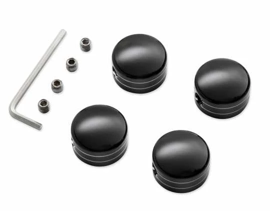 Harley Davidson Zylinderkopf Bolzenabdeckungen Schwarz 1 Harley Davidson Zylinderkopf Bolzenabdeckungen Schwarz