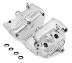 Harley Davidson Bremssattel-Kit Doppelscheibe Vorn, Chrom