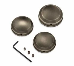 Harley Davidson Brass / Messing Abdeckungen Für Obere Gabelschrauben