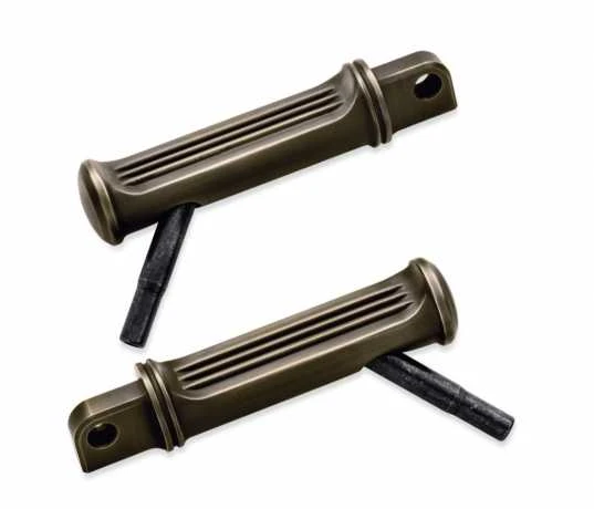 Harley Davidson Brass Fußrasten Mit Styled Verschleißstück 1 Harley Davidson Brass Fußrasten Mit Styled Verschleißstück