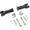 Harley Davidson Sozius Fußrastenhalter Kit Schwarz