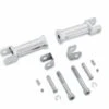 Harley Davidson Sozius Fußrastenhalter Kit Chrom