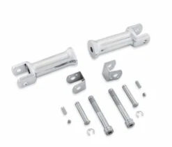 Harley Davidson Sozius Fußrastenhalter Kit Chrom
