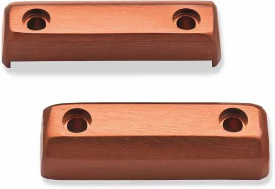 Harley Davidson Dominion Fußrasten Zierblende Orange Gebürstet 1 Harley Davidson Dominion Fußrasten Zierblende Orange Gebürstet