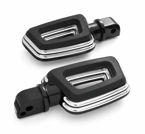 Harley Davidson Empire Sozius Fußrasten Schwarz Cut 1 Harley Davidson Empire Sozius Fußrasten Schwarz Cut