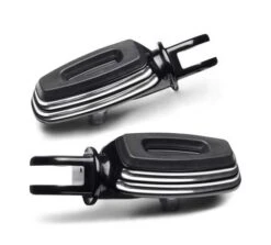 Harley Davidson Empire Fahrer Fußrasten Schwarz Cut