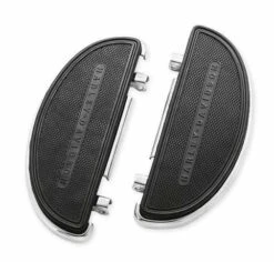 Harley Davidson Half-Moon Fahrer Trittbretter VA Poliert