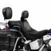 Harley Davidson Signature Sitz 16" Mit Fahrerrückenlehne FLSTC Stil Mit Nieten