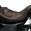 Harley Davidson Low Profile Solo Touring Sitz 15" Mahagoni Braun