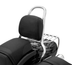 Harley Davidson Sozius Rückenpolster Leder Schwarz Glatt -Sportster Meister Verkaufsgeschäft 52631 07 3