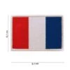 MCS Aufnäher Flagge Frankreich 6,1x9,1cm