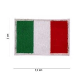 MCS Aufnäher Flagge Italien 5x7,7cm