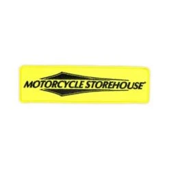 Motorcycle Storehouse Logo Aufnäher 12x4cm Gelb/schwarz