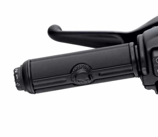 Harley Davidson Willie G Skull Lenkergriffe Beheizt, Schwarz 2 Harley Davidson Willie G Skull Lenkergriffe Beheizt, Schwarz – Bild 2