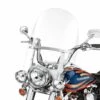 Harley Davidson Abnehmbare King-Size Windschutzscheibe 23" Klar & Polierte Streben