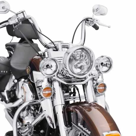 Harley Davidson Gabel Winddeflektor Chrom 2 Harley Davidson Gabel Winddeflektor Chrom – Bild 2