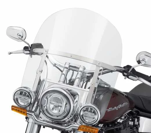 Harley Davidson King-Size Abnehmbares Windschild 18" Klar & Poliert 2 Harley Davidson King-Size Abnehmbares Windschild 18" Klar & Poliert – Bild 2