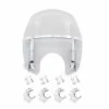 Harley Davidson Wind Splitter Quick-Release Compact Windschild 14" Leicht Getönt & Poliert