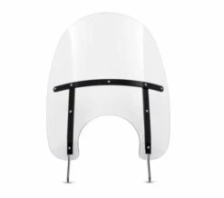 Harley Davidson Abnehmbares Windschild 20" Klar & Schwarz