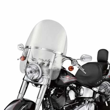 Harley Davidson Abnehmbare King-Size Windschutzscheibe 21" Klar & Polierten Streben 2 Harley Davidson Abnehmbare King-Size Windschutzscheibe 21" Klar & Polierten Streben – Bild 2