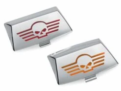 Harley Davidson Fenderspitzen-Kit Mit Glaseinsatz Und Skull Logo