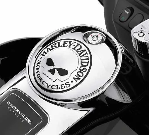 Harley Davidson Tankkonsolenklappe Willie G. Skull 2 Harley Davidson Tankkonsolenklappe Willie G. Skull – Bild 2