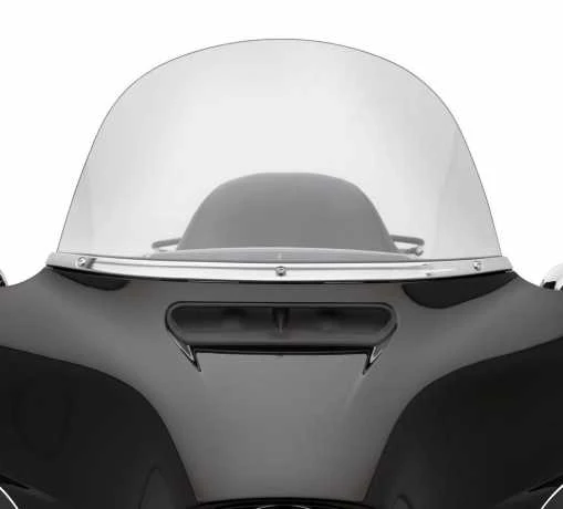 Harley Davidson Windschutzscheibenverkleidung Gerillt Chrom 2 Harley Davidson Windschutzscheibenverkleidung Gerillt Chrom – Bild 2
