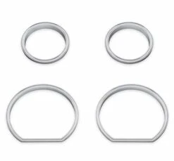 Harley Davidson Defiance Instrumenten Zierfassungen Chrom