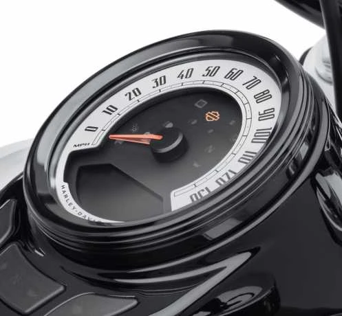 Harley Davidson Defiance Instrumenten Zierring 4" Schwarz 2 Harley Davidson Defiance Instrumenten Zierring 4" Schwarz – Bild 2