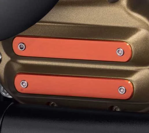 Harley Davidson Dominion Einsatz Groß, Orange Gebürstet 2 Harley Davidson Dominion Einsatz Groß, Orange Gebürstet – Bild 2