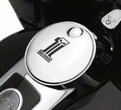 Harley Davidson Tankkonsolenklappe Number One Skull 2 Harley Davidson Tankkonsolenklappe Number One Skull – Bild 2