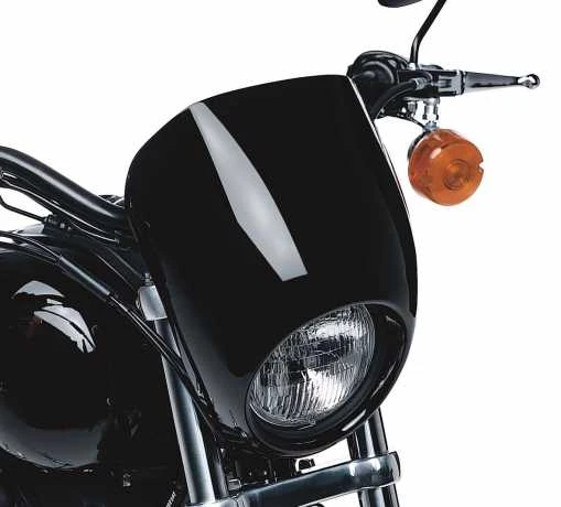Harley Davidson Scheinwerferschirm Vivid Black 1 Harley Davidson Scheinwerferschirm Vivid Black