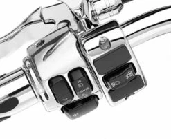 Harley Davidson Zusatzschaltergehäuse Linke Seite, Chrom -Sportster Meister Verkaufsgeschäft 70213 02c 21