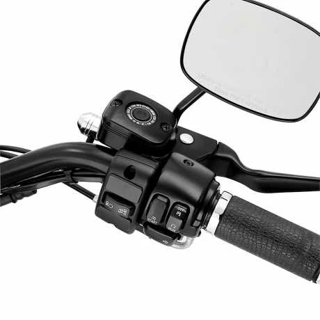 Harley Davidson Zusatzschaltergehäuse Linke Seite, Schwarz 2 Harley Davidson Zusatzschaltergehäuse Linke Seite, Schwarz – Bild 2