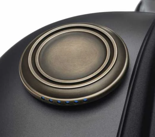 Harley Davidson Brass / Messing LED-Tankanzeige 2 Harley Davidson Brass / Messing LED-Tankanzeige – Bild 2