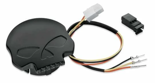 Harley Davidson Tankanzeige Willie G Skull LED Schwarz 1 Harley Davidson Tankanzeige Willie G Skull LED Schwarz