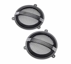 Harley Davidson Defiance Batwing Fairing Lautsprecher-Verzierung Schwarz Cut