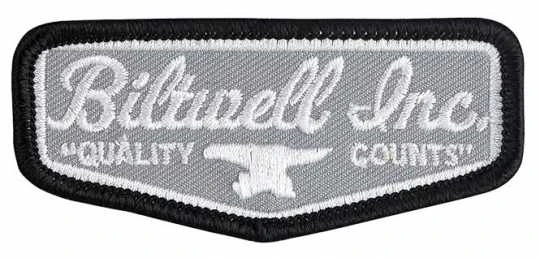 Biltwell Aufnäher Shield Grau, Schwarz & Weiß 1 Biltwell Aufnäher Shield Grau, Schwarz & Weiß